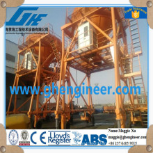 port rubber tire mobile Hopper